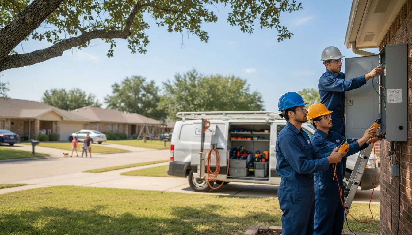 Certified electrician providing emergency electrical services in Franklin, MN